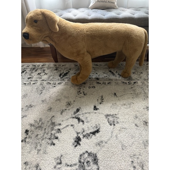 Melissa and Doug VTG Free Standing Golden Retriever Plush Stuffed Dog